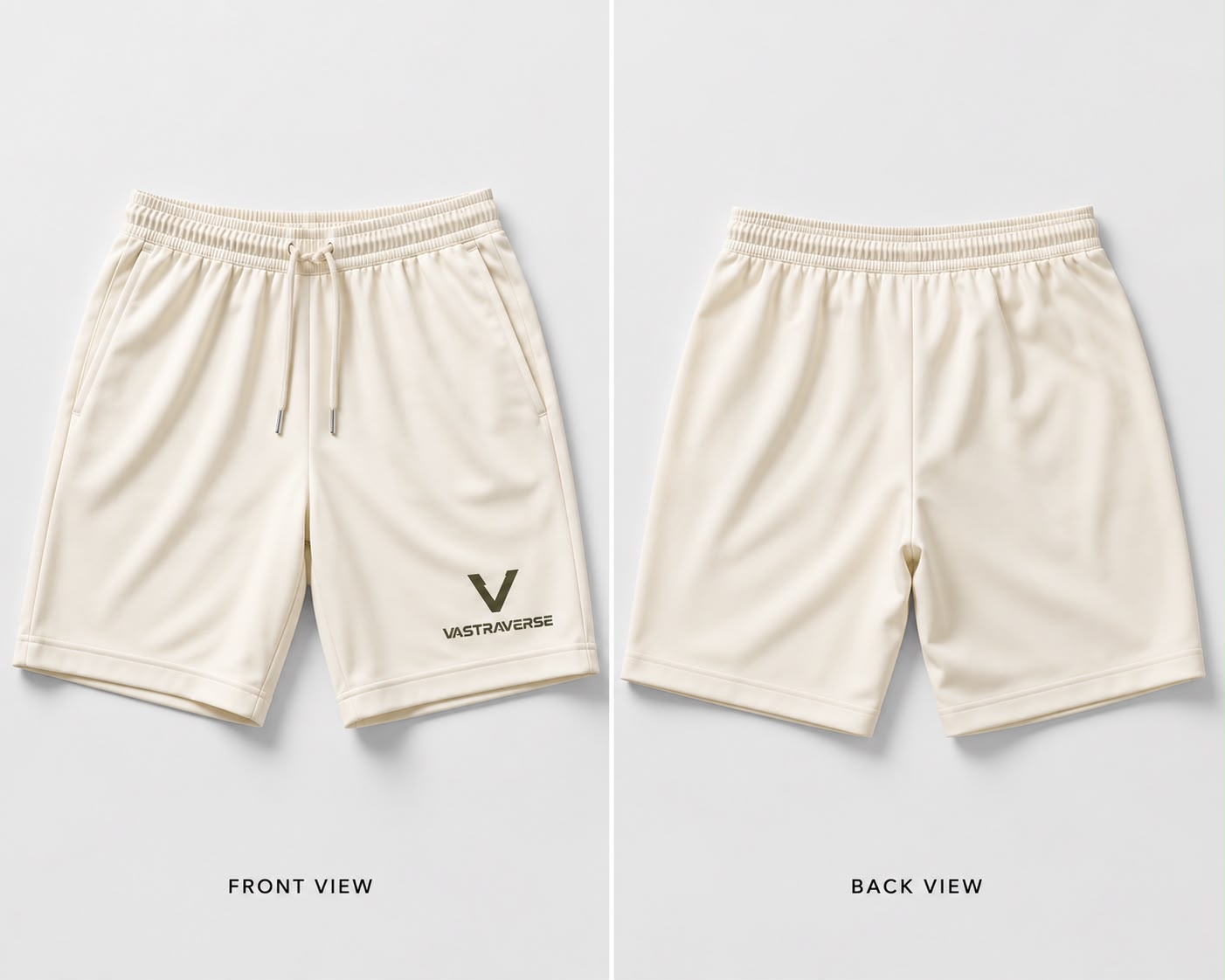 Vastraverse Performance Shorts – Ivory Editio